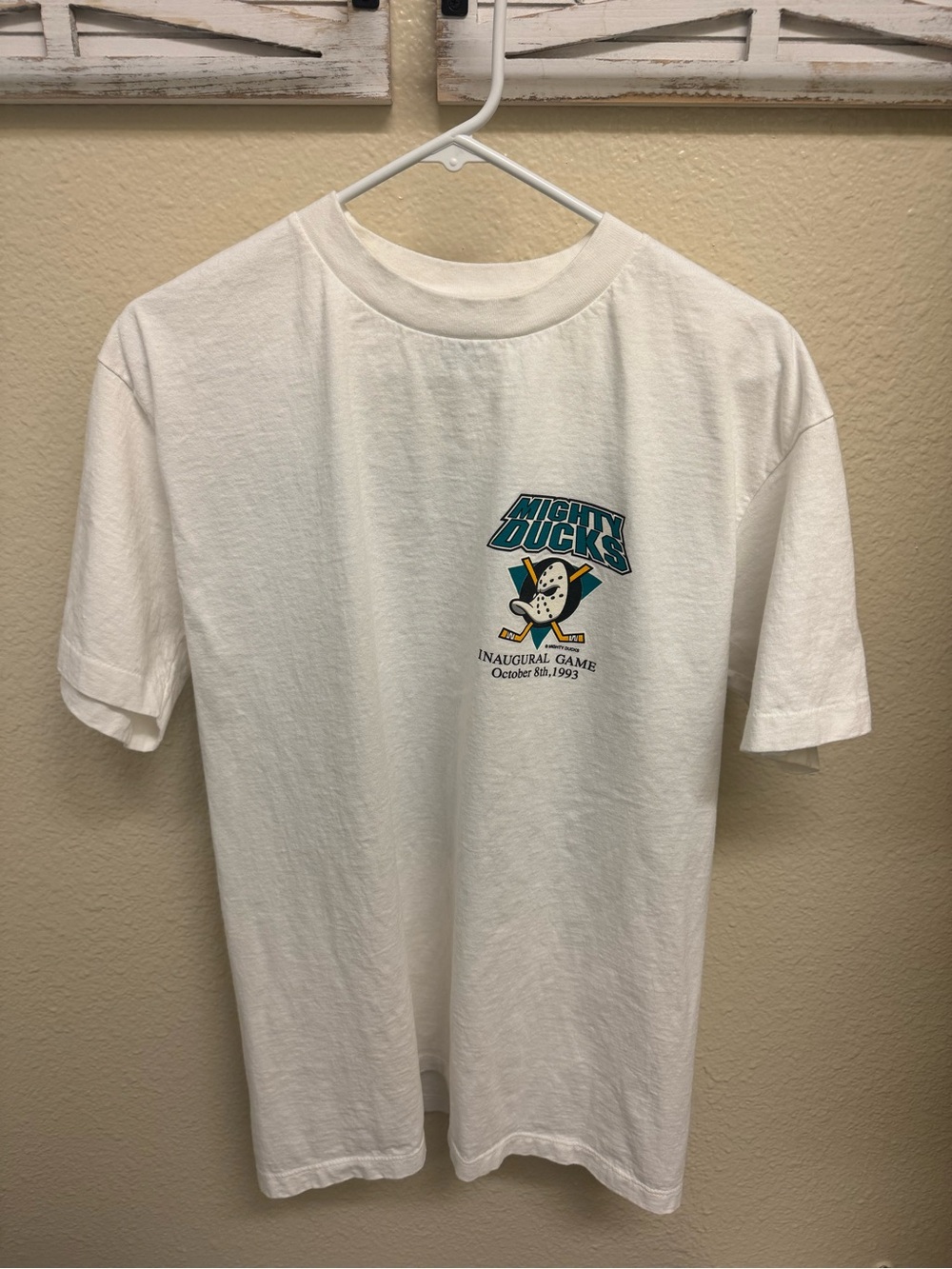 Mighty Ducks Authentic - Inaugural Game Day “I Was There”, October 8, 1993 Shirt